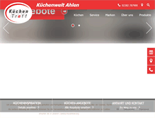 Tablet Screenshot of kuechenwelt-ahlen.de